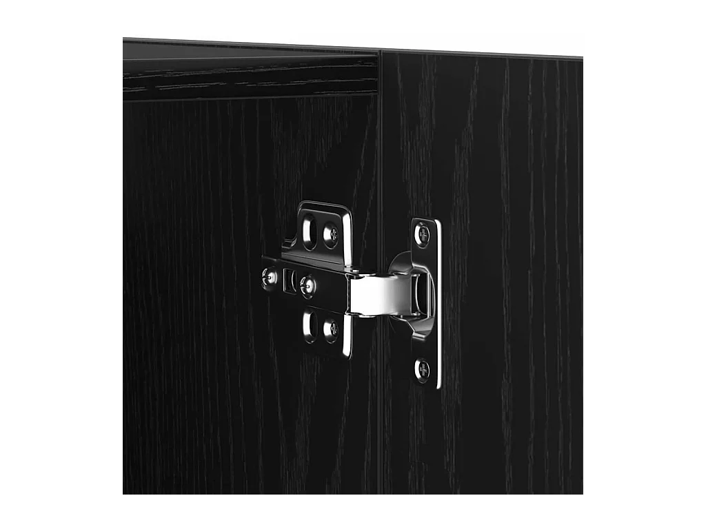 Ensemble meuble TV 3 pièces Chêne noir 130.5 x 30 x 140 cm