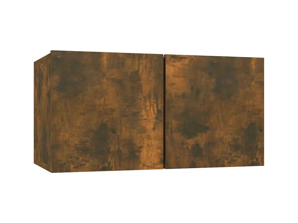 Ensemble de meubles TV 10 pièces Chêne fumé Bois d'ingénierie