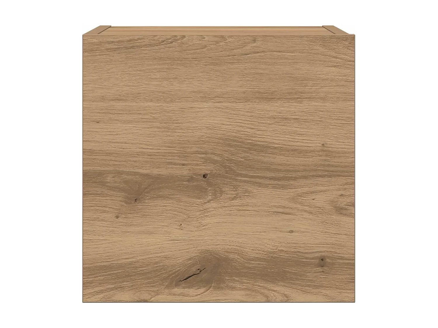 Ensemble de meuble TV mural 7 pièces chêne artisanal