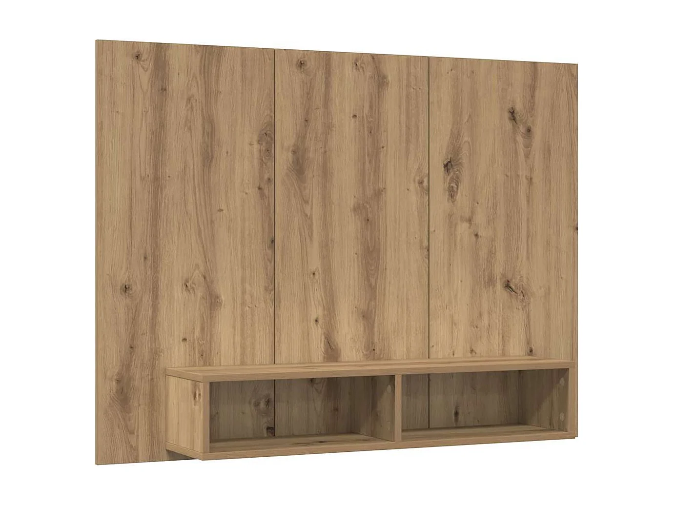 Mueble de TV de Pared Roble artisan 120 x 23.5 x 90 cm