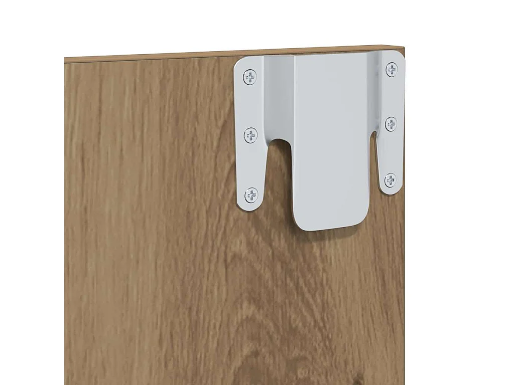 Mueble de TV de Pared Roble artisan 120 x 23.5 x 90 cm