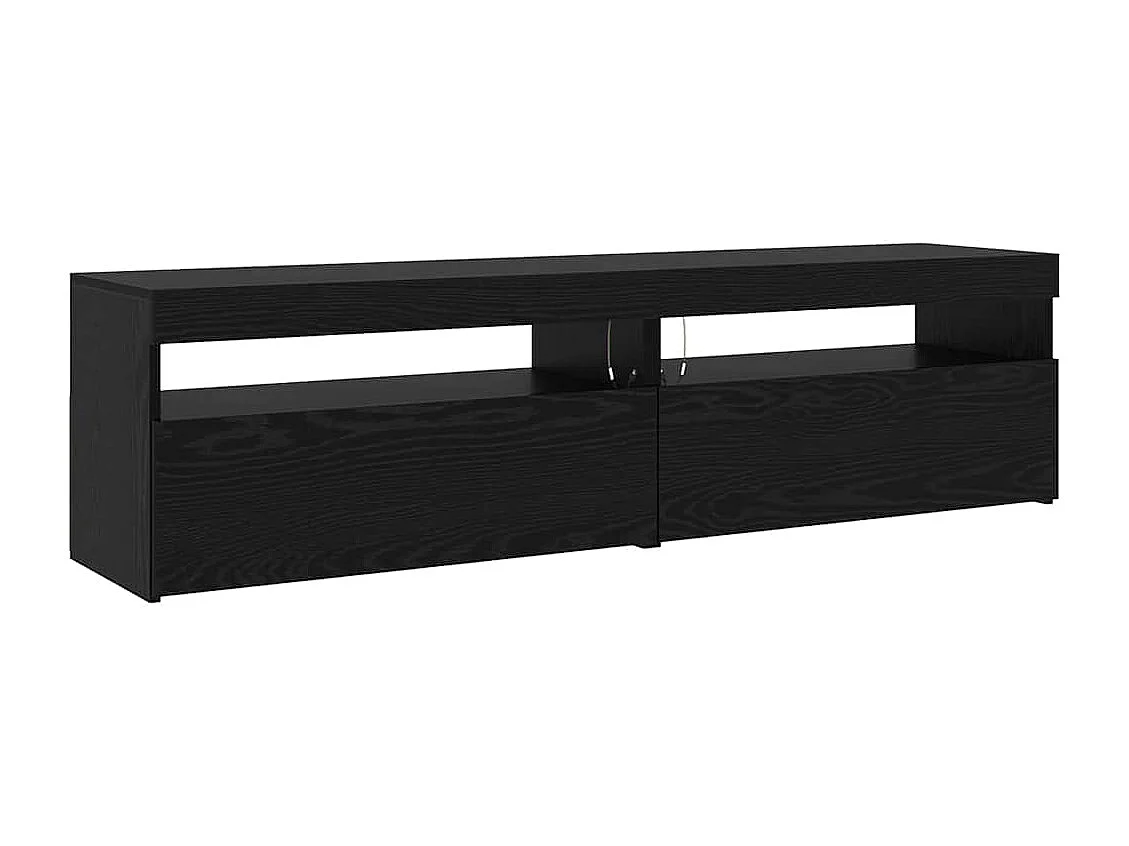 Ensemble de Meuble TV 3 pièces Chêne noir 270 x 35 x 40 cm