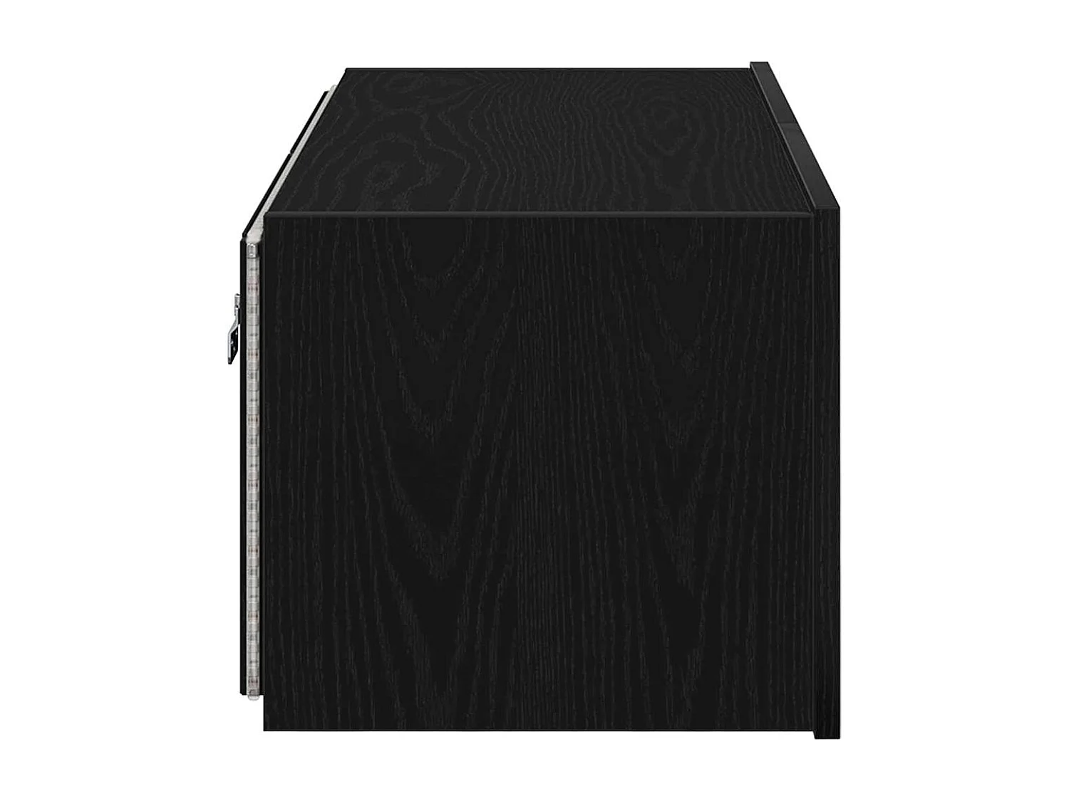 Meuble TV mural Chêne noir 80 x 35 x 31 cm Bois d'ingénierie