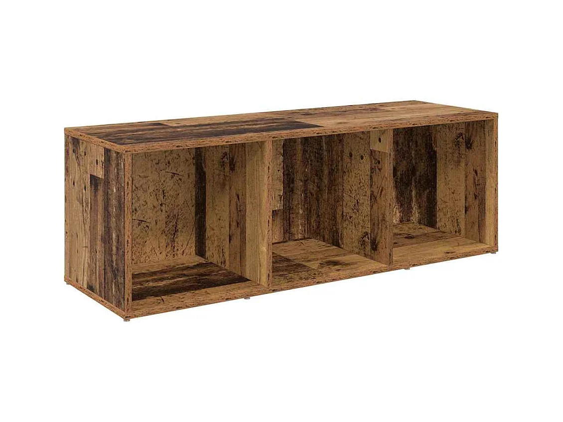 Ensemble meuble TV 2 pièces Bois ancien 107 x 35 x 37 cm