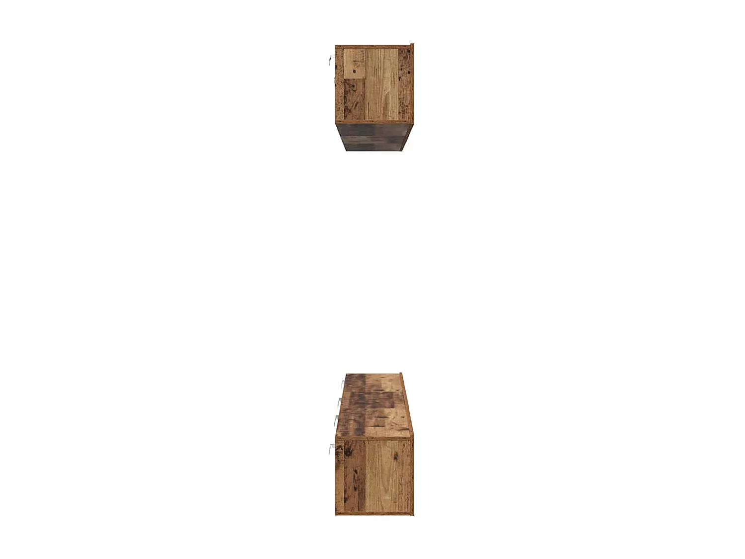 Ensemble meuble TV 6 pièces Bois ancien 80 x 30 x 30 cm