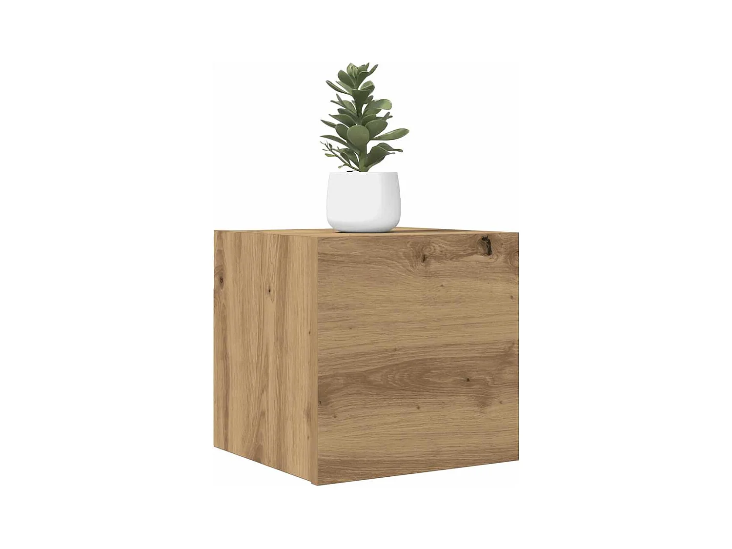 Muebles de pared para TV 2 uds roble artisan 30,5x30x30 cm