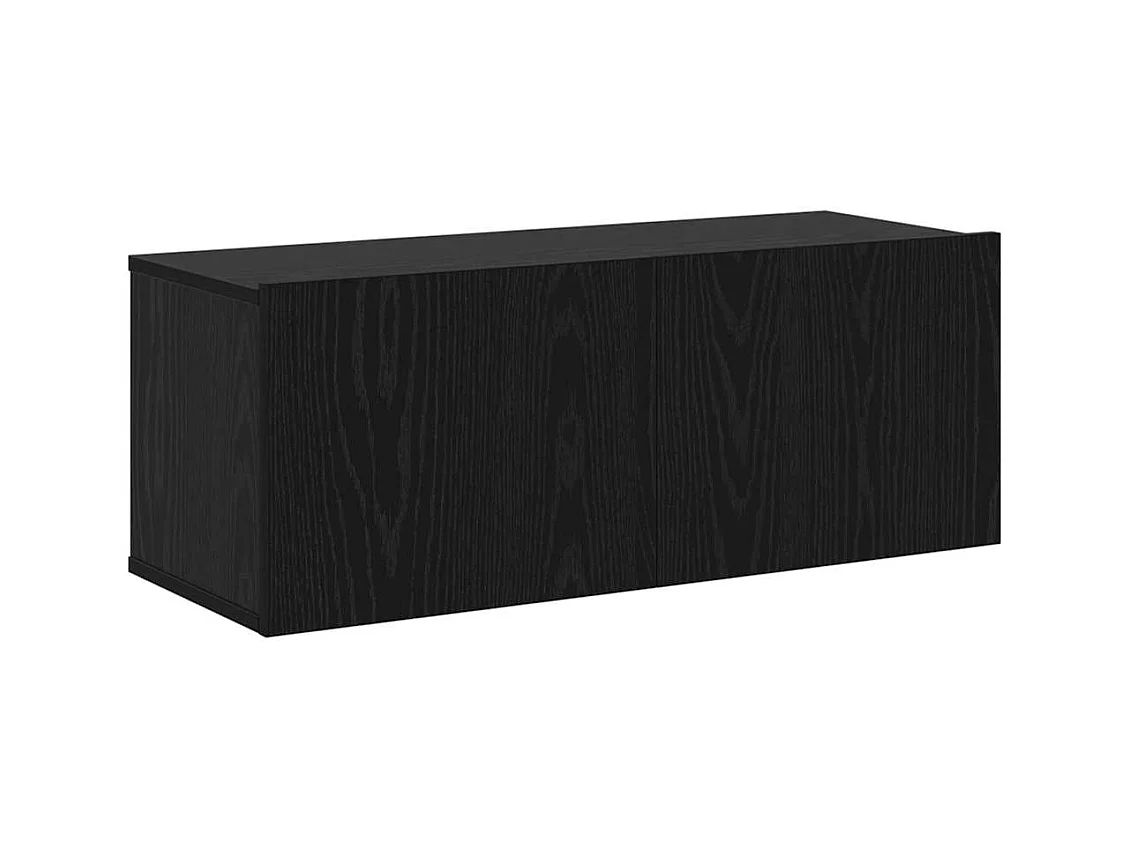 Ensemble meuble TV 7 pièces Chêne noir 30.5 x 30 x 110 cm