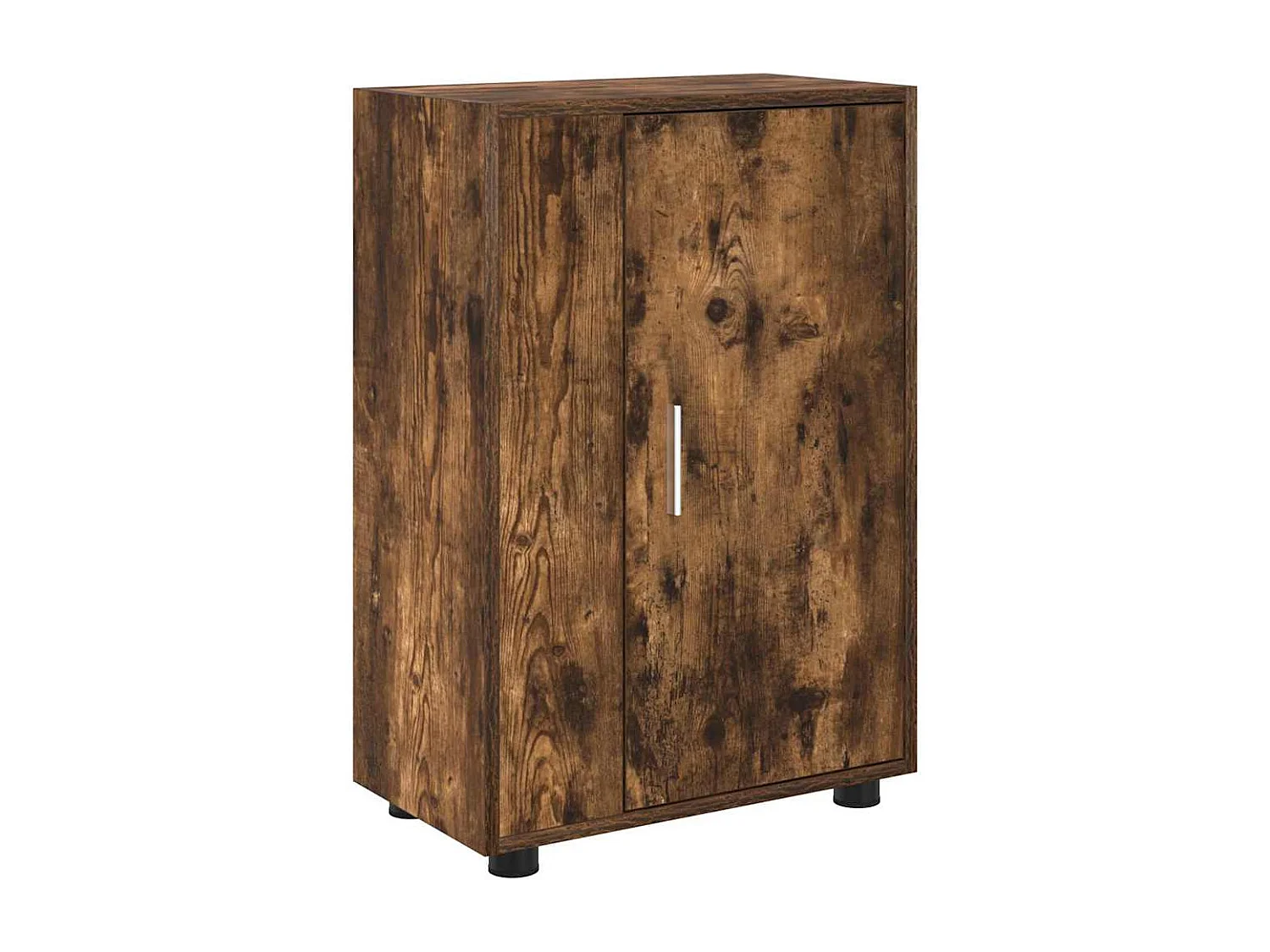 Ensemble de meuble TV 4 pièces Montage mural 4 pièces Chêne fumé