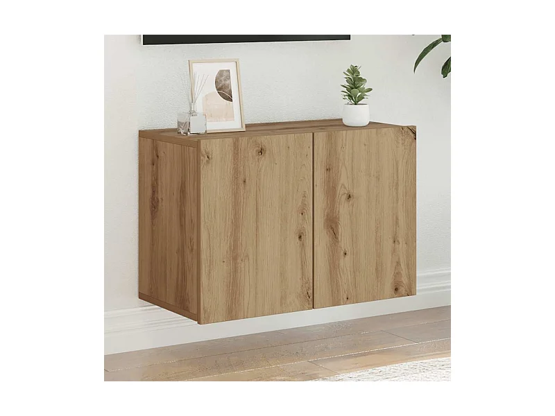 Móvel de parede para TV 60x30x41 cm carvalho artisiano