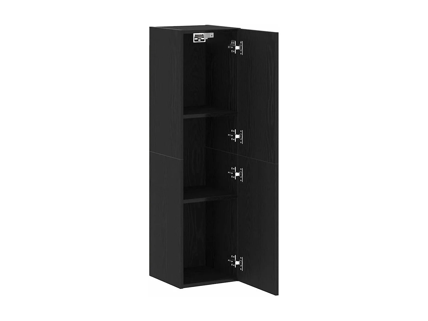 Mueble para TV de Pared Roble negro 30.5 x 30 x 110 cm