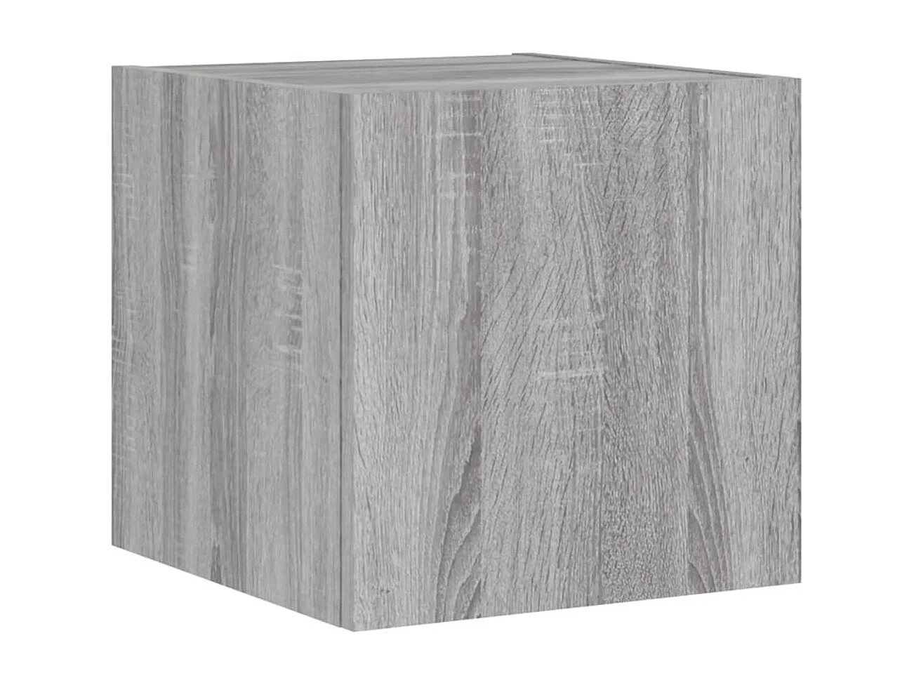 Meubles TV muraux et lumières LED 2pièces sonoma gris 30,5x35x30cm