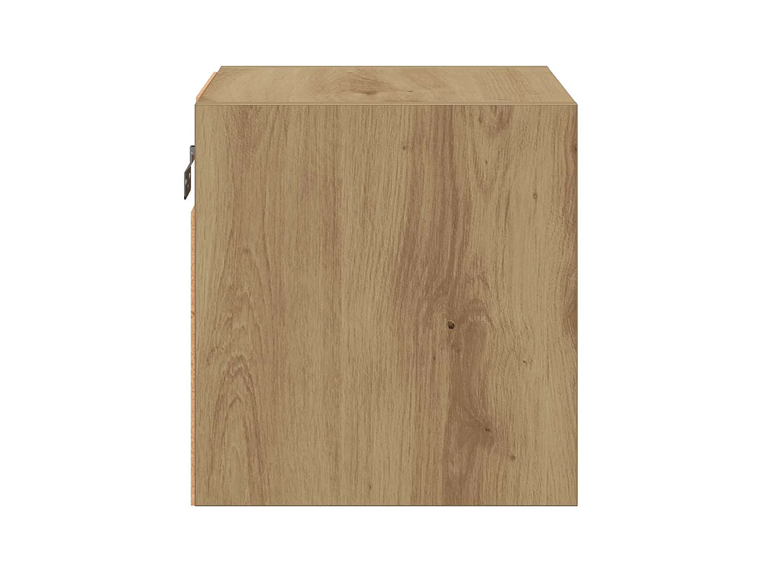 Meuble TV mural avec lumières LED chêne artisanal 30x28,5x30 cm