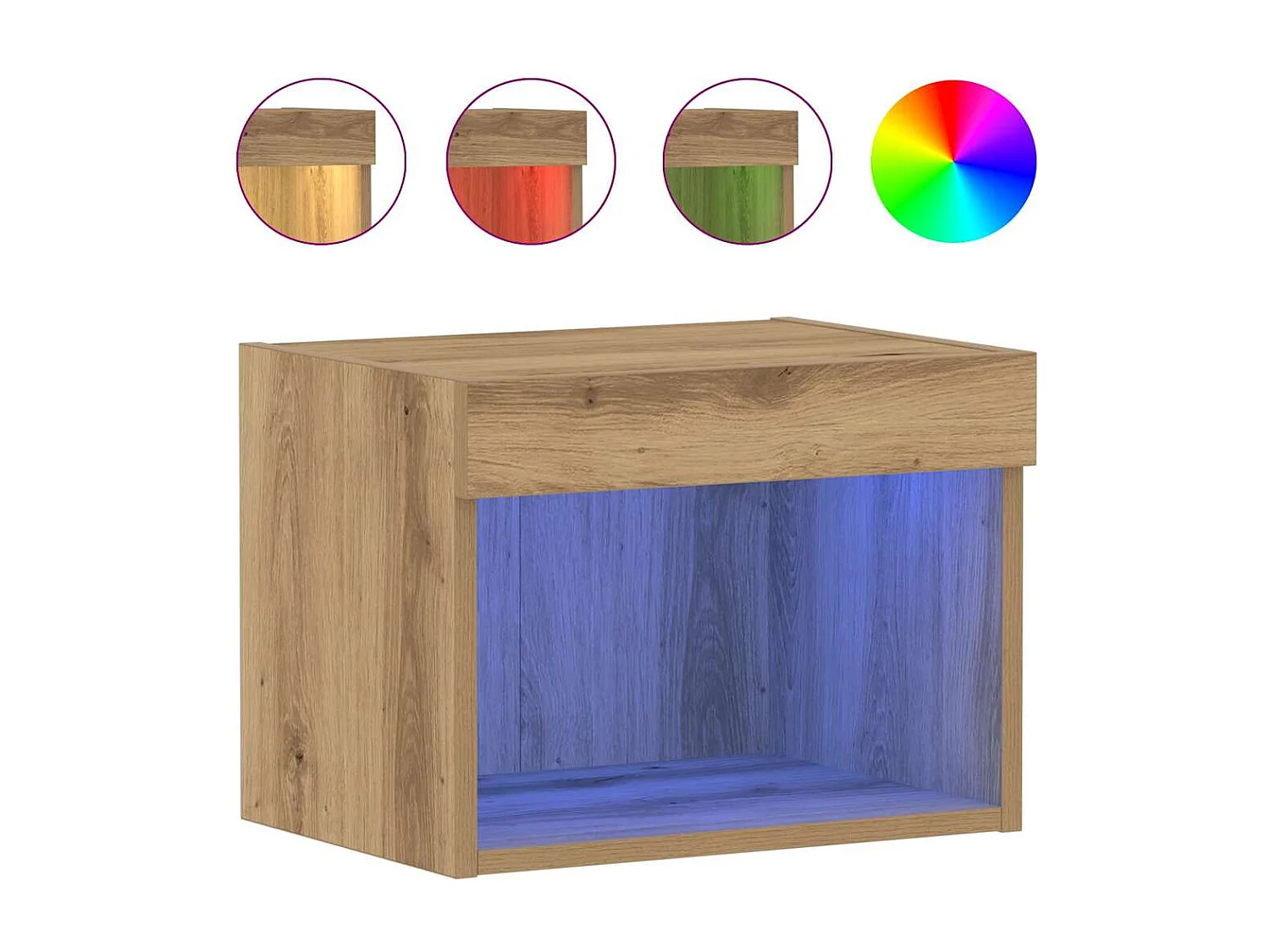 Gabinete de TV 2 pcs Roble artisan 40 x 30 x 30 cm