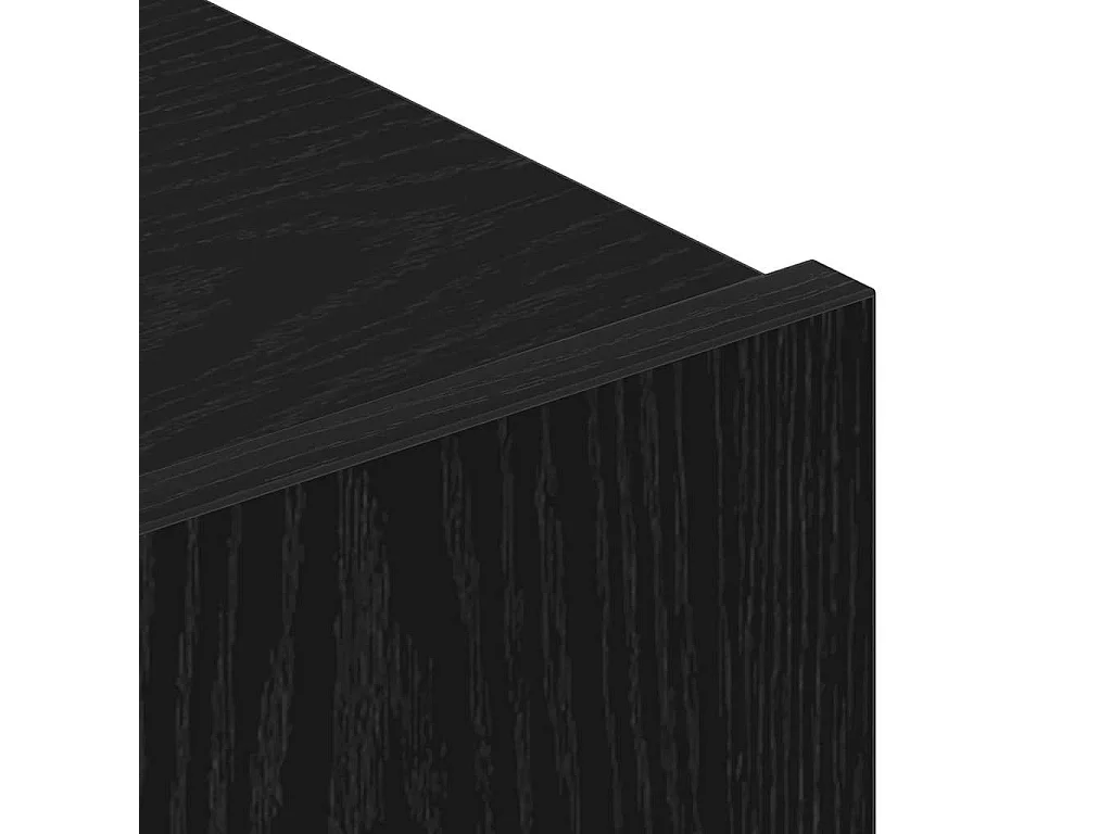 Ensemble de meuble TV 3 pièces Chêne noir 200 x 30 x 30 cm