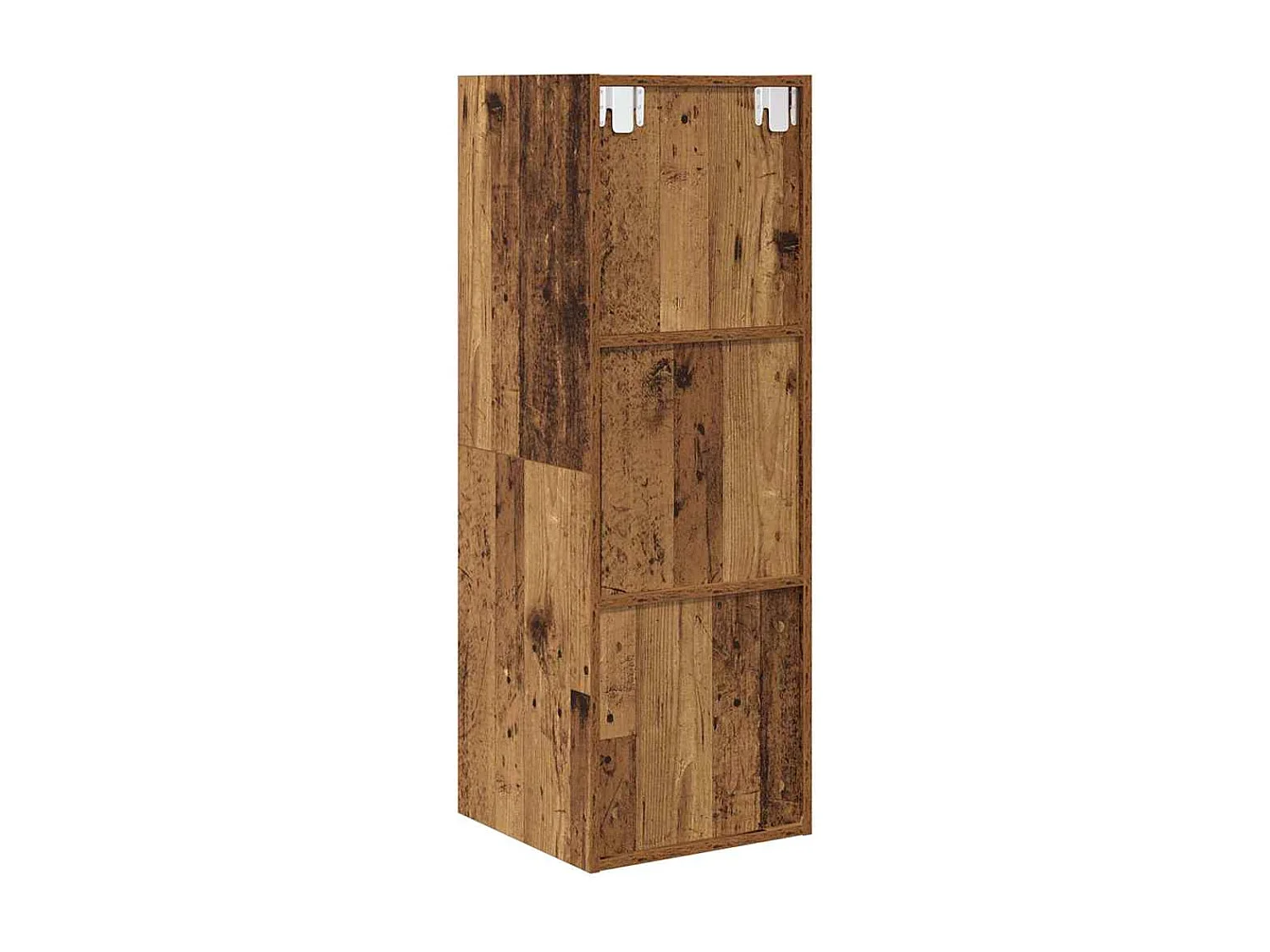 Meuble TV mural Bois ancien 37 x 37 x 107 cm Bois d'ingénierie