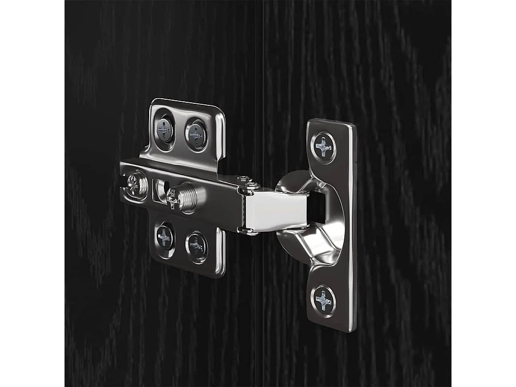 Conjunto de mueble de TV 4 pcs Roble negro 80 x 30 x 30 cm