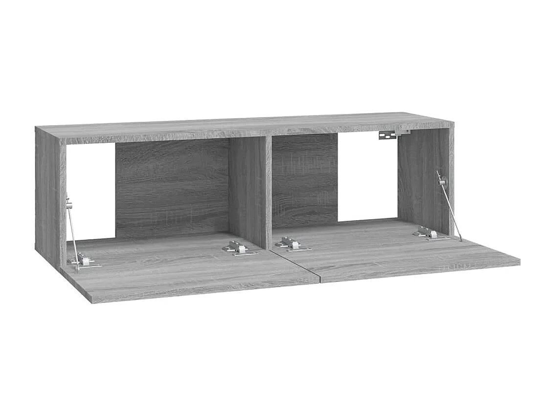 Ensemble de meubles TV 6 pièces Sonoma gris Bois d'ingénierie