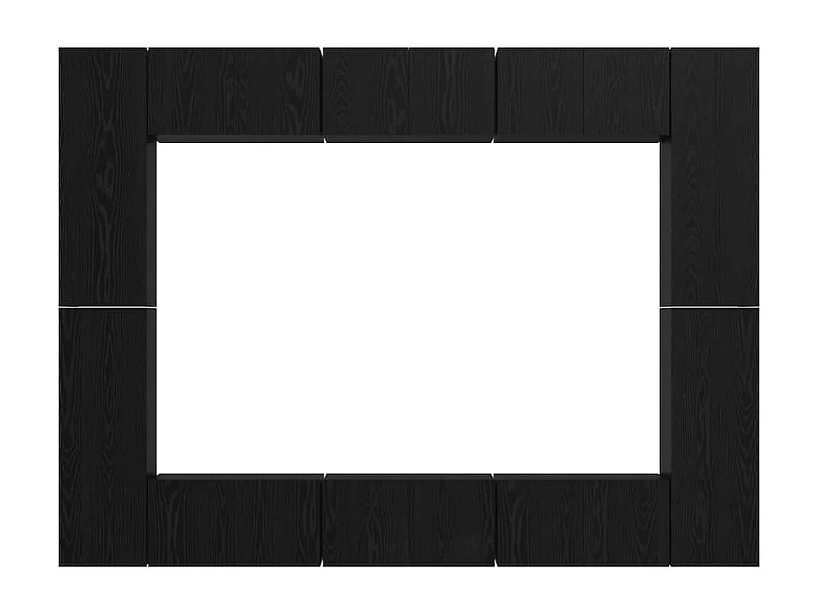 Ensemble meuble TV 10 pièces Chêne noir Moyen 30,5 x 30 x 90 cm