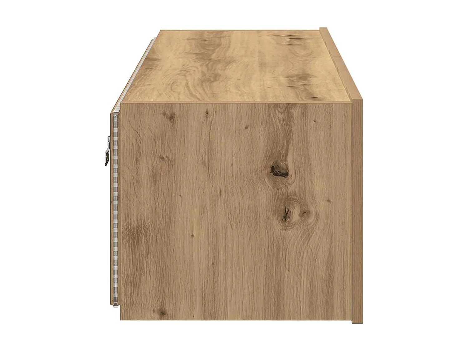 Meuble TV mural Montage mural chêne artisanal 100 x 35 x 31 cm