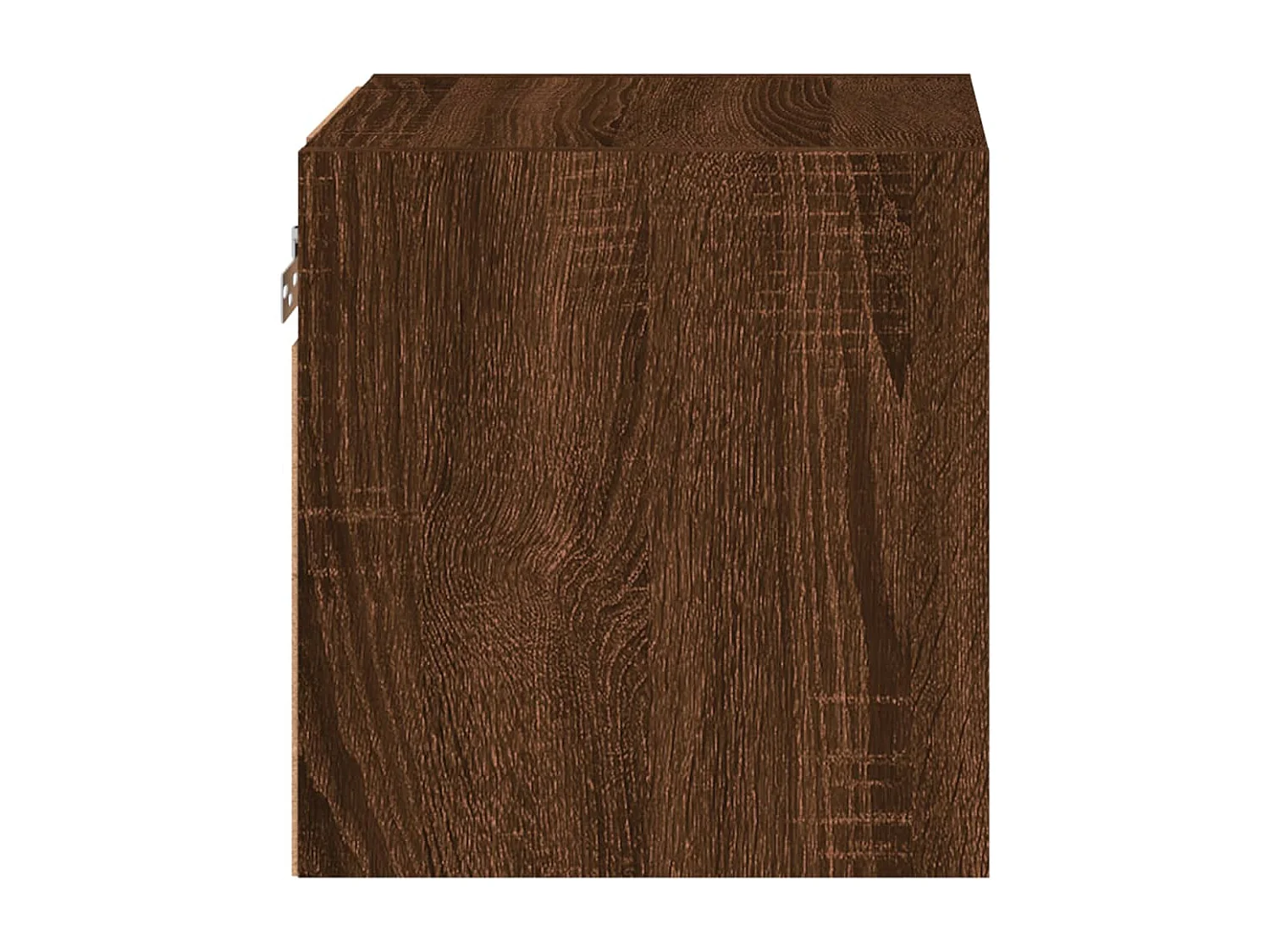 Meubles TV muraux lumières LED 2 pièces chêne marron 30x28,5x30 cm