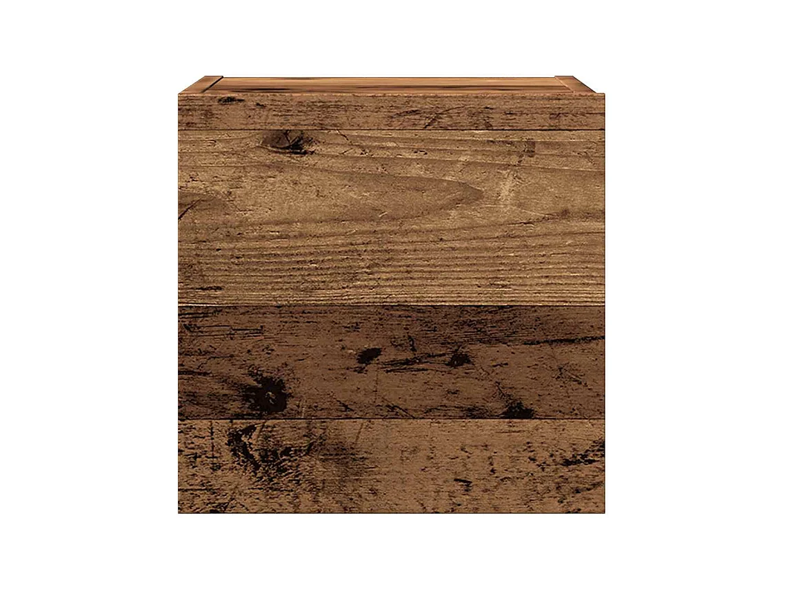 Ensemble de meuble TV mural 7 pièces vieux bois bois d'ingénierie