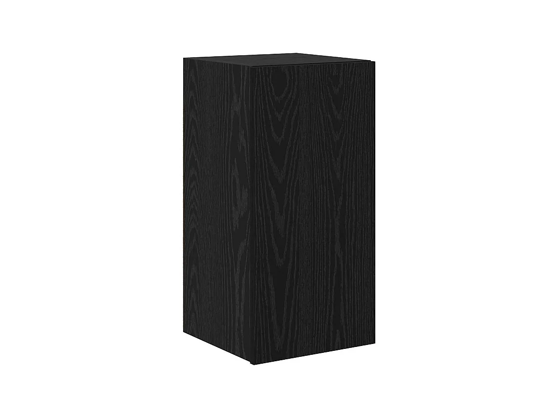 Conjunto de móvel de TV 7 peças Carvalho preto 80 x 30 x 30 cm