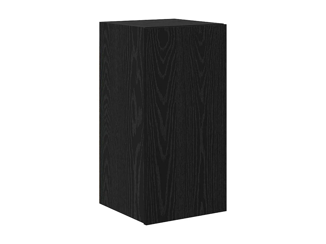 Conjunto de mueble de TV 7 pcs Roble negro 80 x 30 x 30 cm