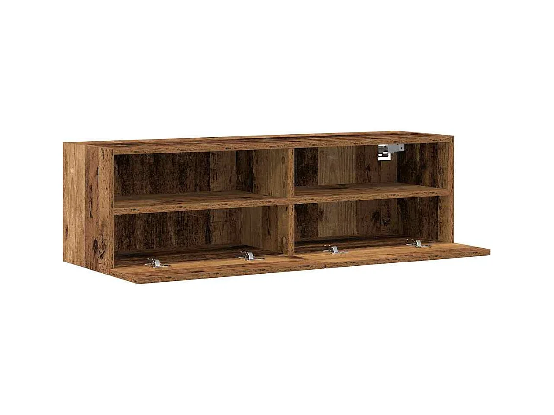 Meuble TV mural Bois ancien 100 x 30 x 30 cm Bois d'ingénierie