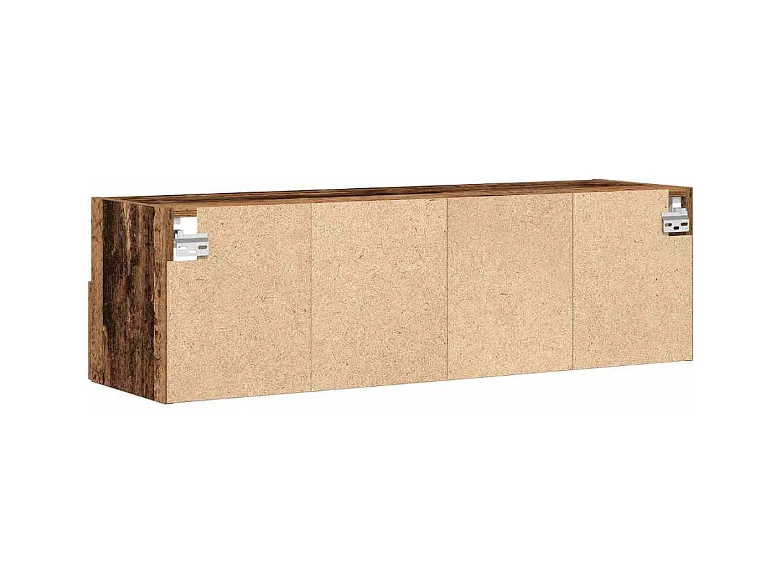 Meuble TV mural Bois ancien 100 x 30 x 30 cm Bois d'ingénierie