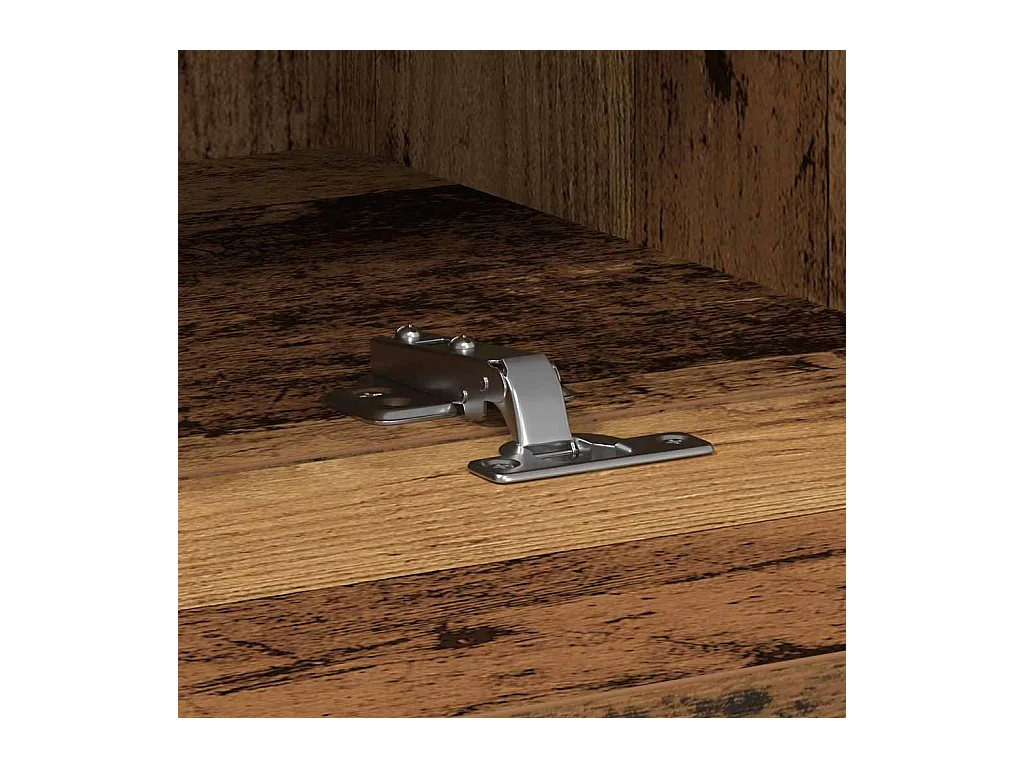 Meuble TV mural Bois ancien 100 x 30 x 30 cm Bois d'ingénierie