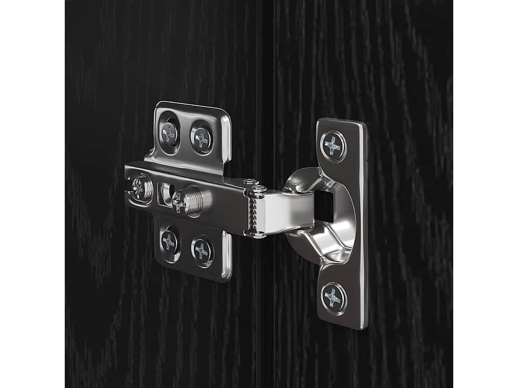 Ensemble meuble TV 8 pièces Chêne noir 80 x 30 x 30.5 cm