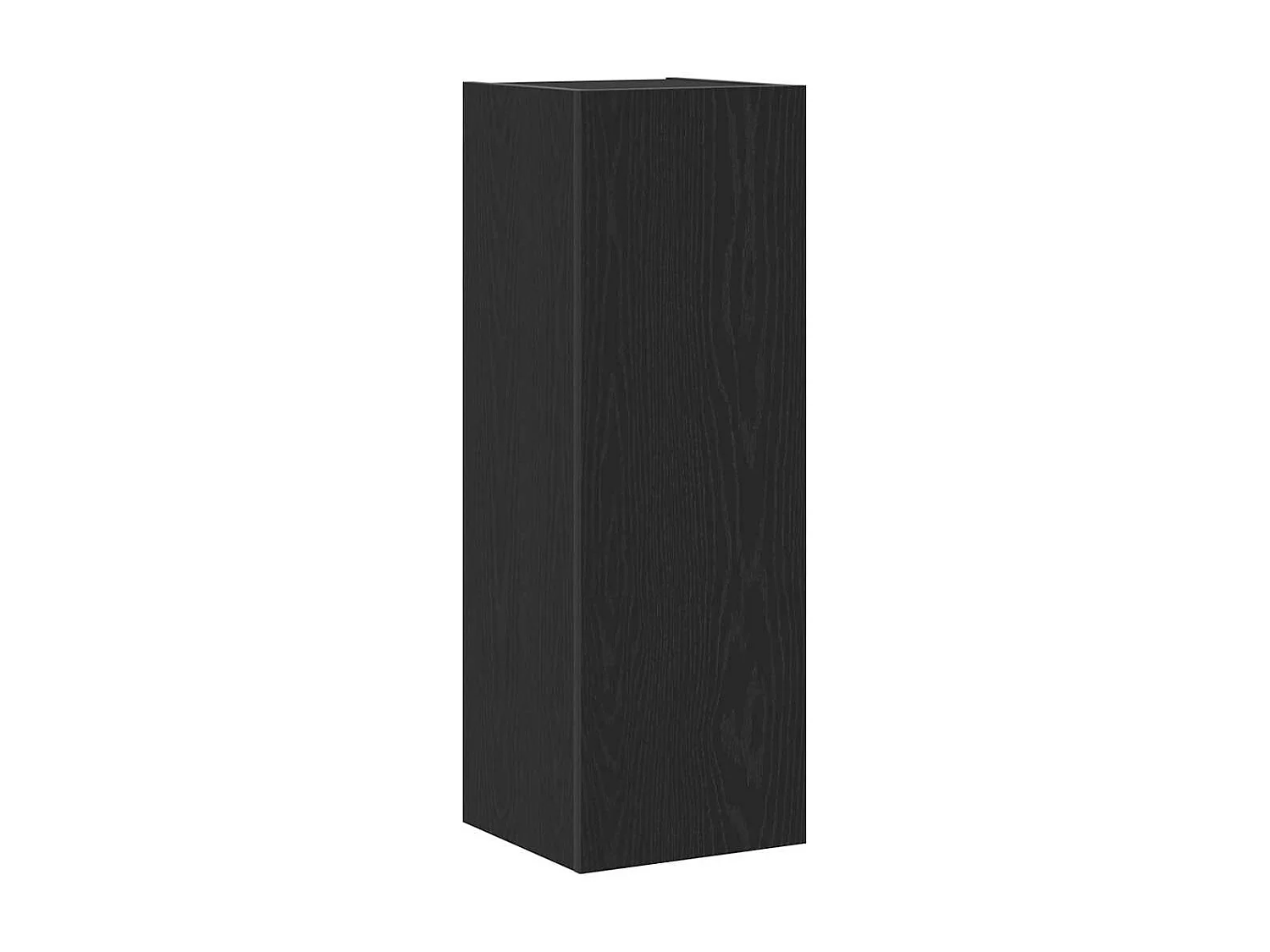 Meuble TV mural Chêne noir 30,5 x 30 x 90 cm Bois d'ingénierie