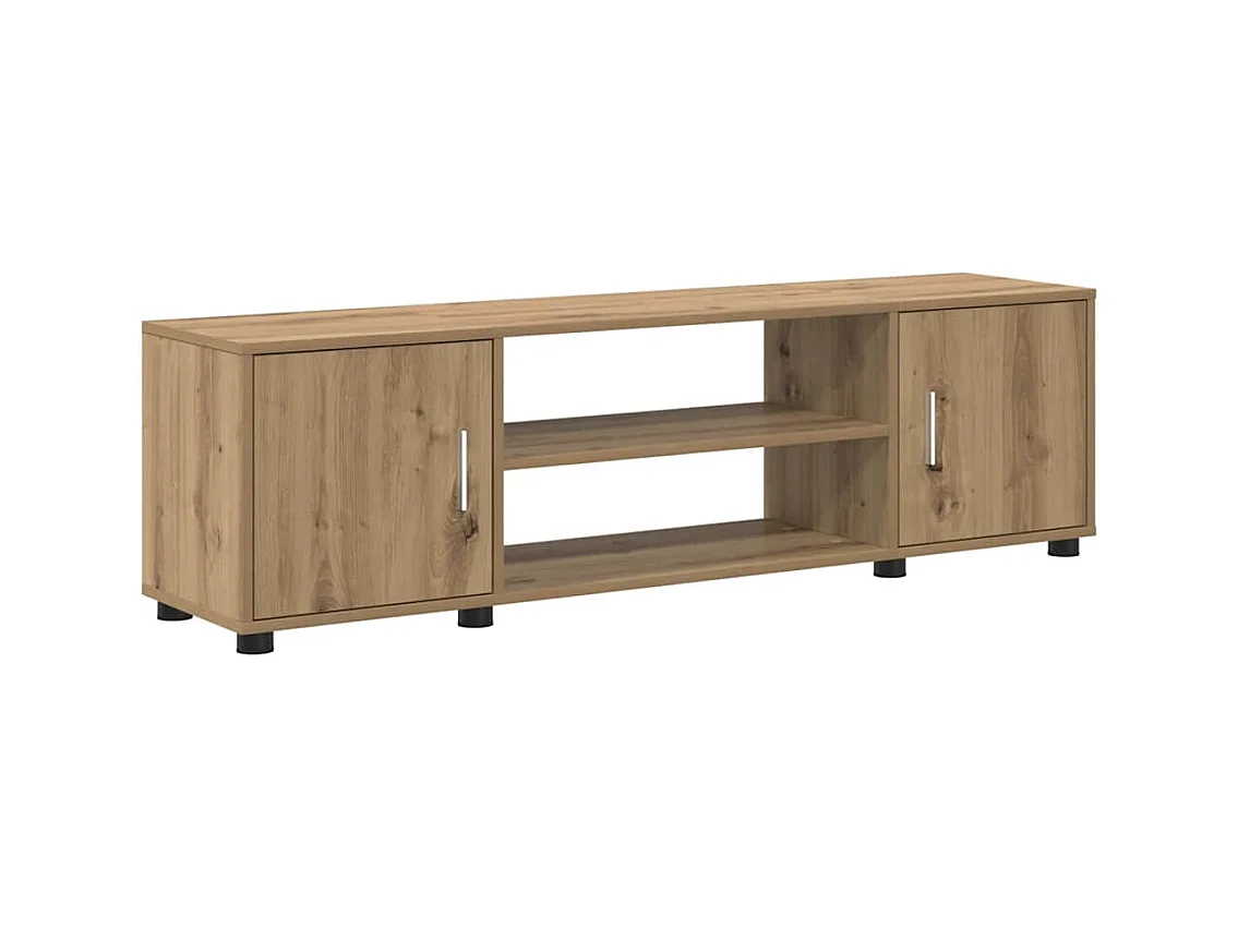 Ensemble de meuble TV 4 pièces 4 pièces chêne artisanal