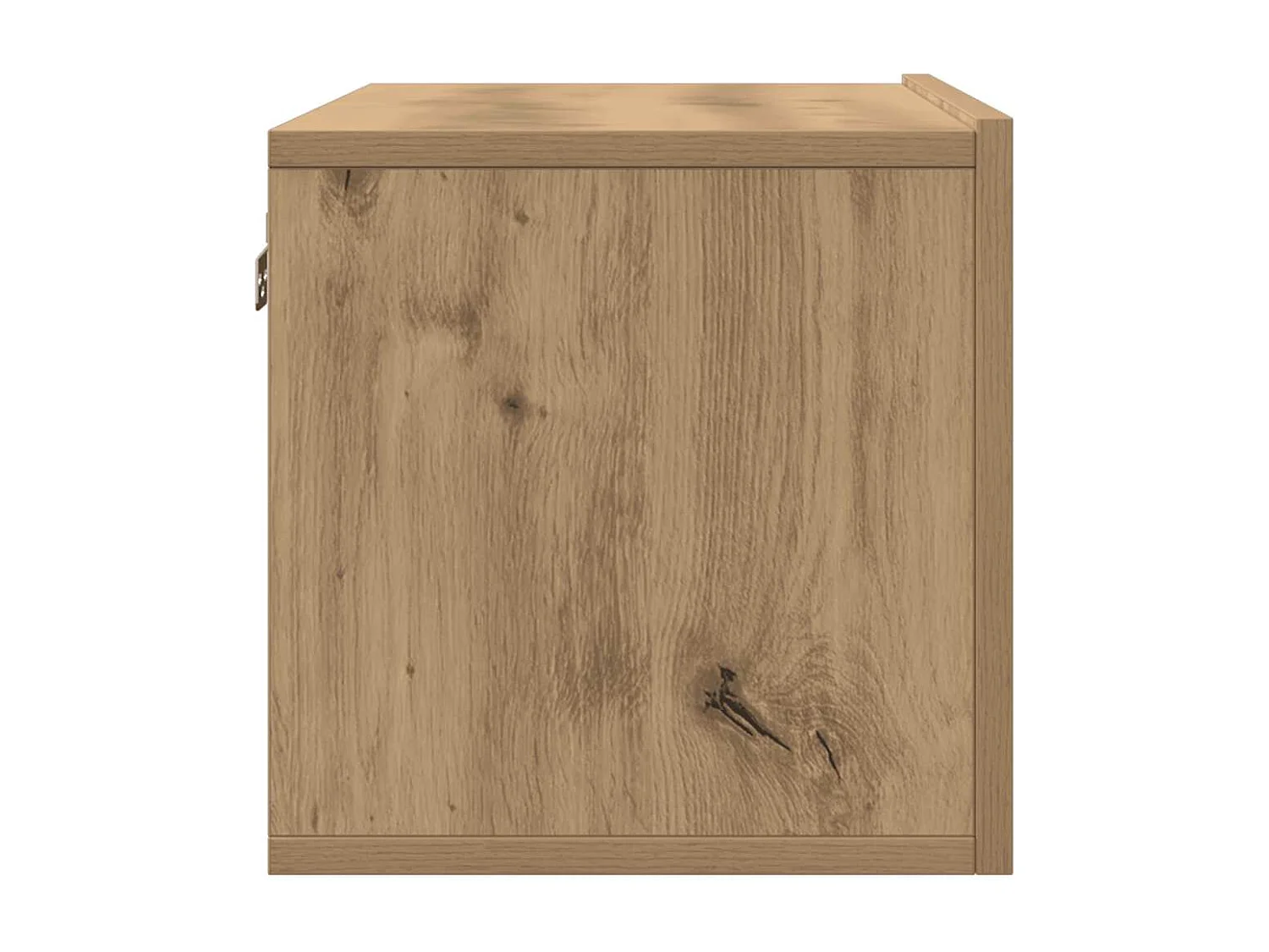 Meubles TV muraux 2 pièces chêne artisanal 80x30x30 cm