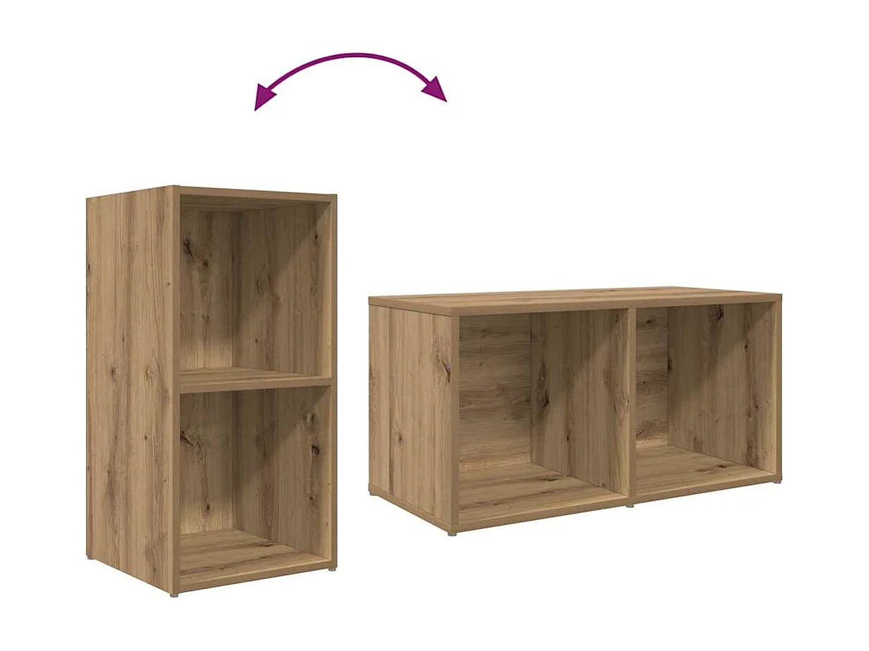 Ensemble de meubles TV 8 pièces Chêne artisanal 37 x 35 x 72 cm