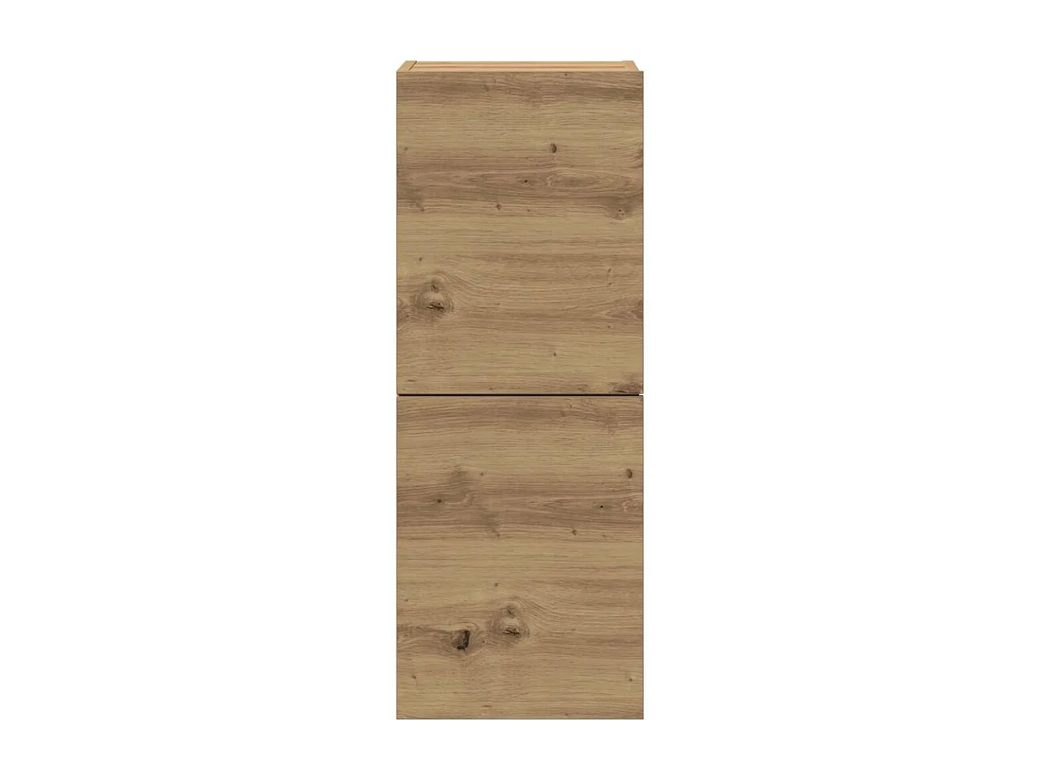 Ensemble de meuble TV mural 4 pièces chêne artisanal