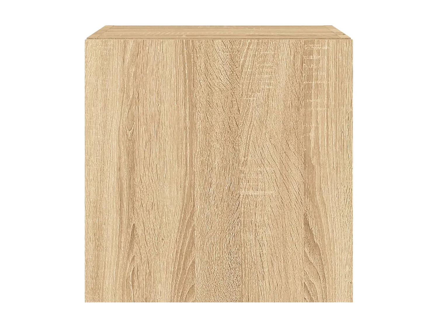 Meubles TV muraux lumières LED 2 pièces chêne sonoma 40,5x35x40 cm