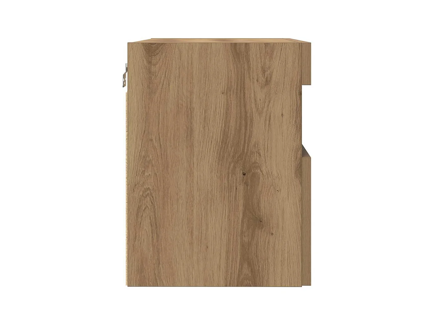 Meuble TV mural Montage mural chêne artisanal 60 x 30 x 40 cm