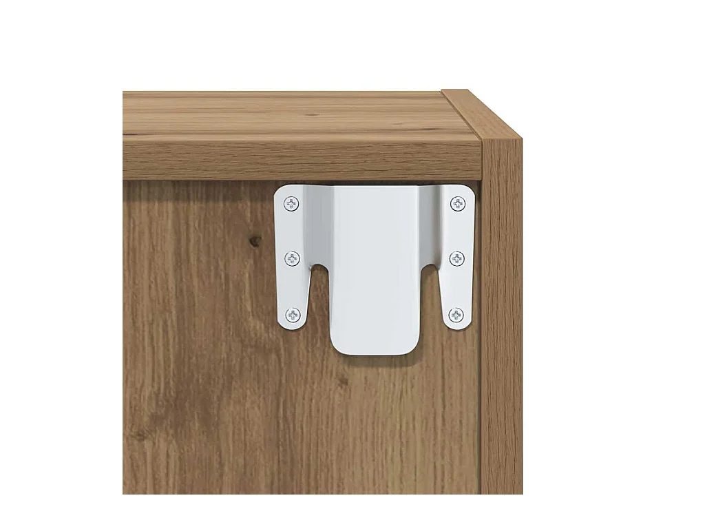 Ensemble de meubles TV 3 pièces chêne artisanal 37 x 37 x 142.5 cm