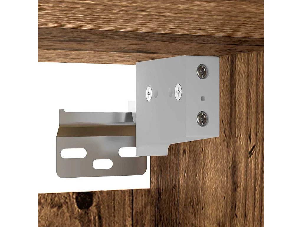 Ensemble meuble TV 4 pièces Bois ancien 160 x 30 x 30 cm