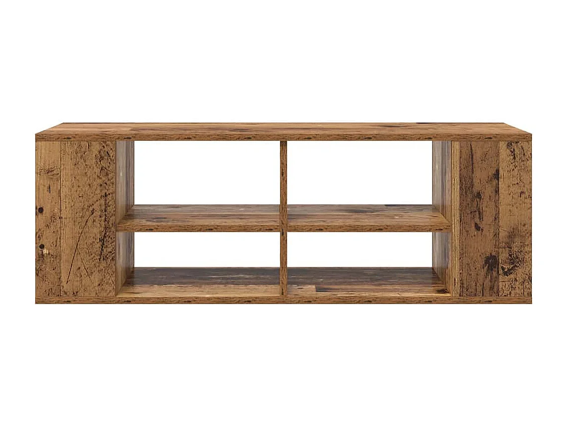Meuble TV mural Bois ancien 102 x 35 x 35 cm Bois d'ingénierie