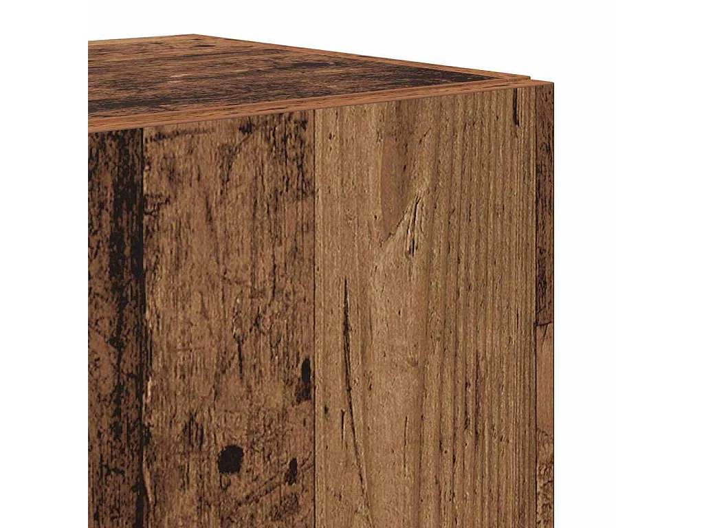 Ensemble meuble TV 4 pièces Bois ancien 80 x 30 x 30 cm