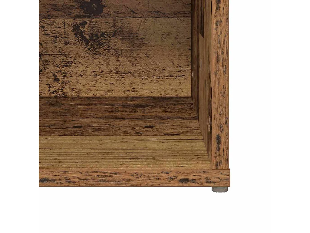 Ensemble meuble TV 2 pièces Bois ancien 72 x 35 x 36.5 cm