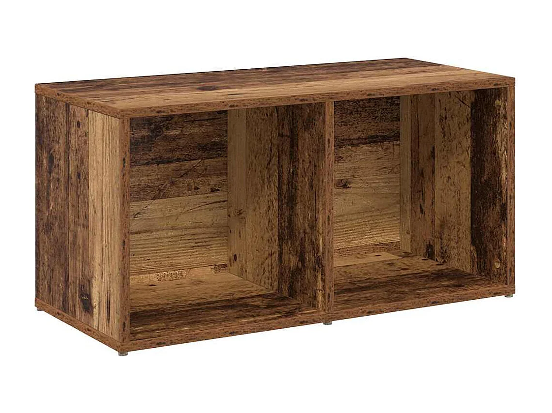 Conjunto de móvel de TV 2 peças Madeira antiga 72 x 35 x 36.5 cm