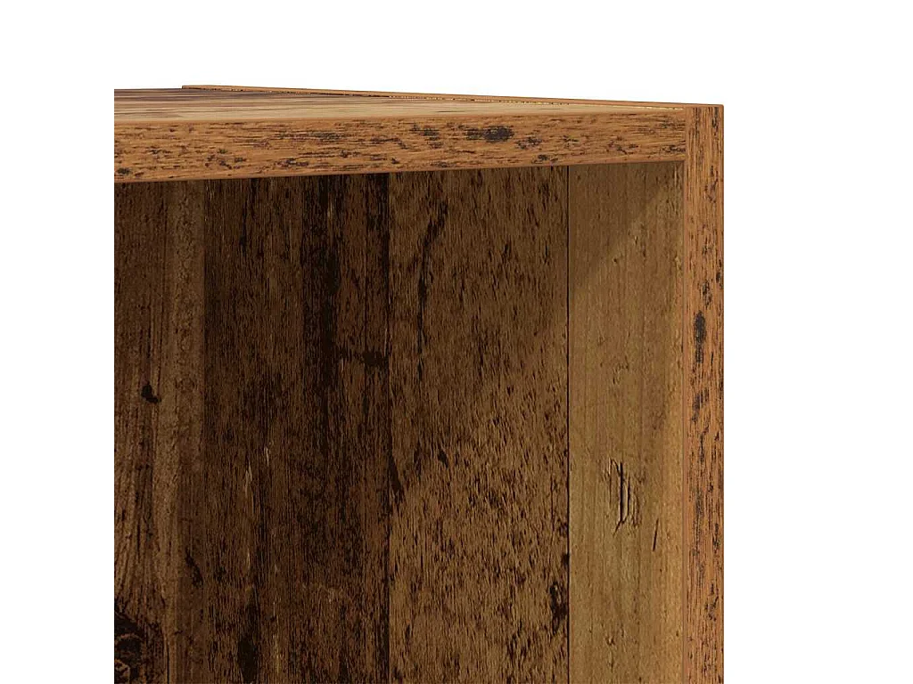 Meubles TV muraux 2 pièces Bois ancien 37 x 37 x 107 cm