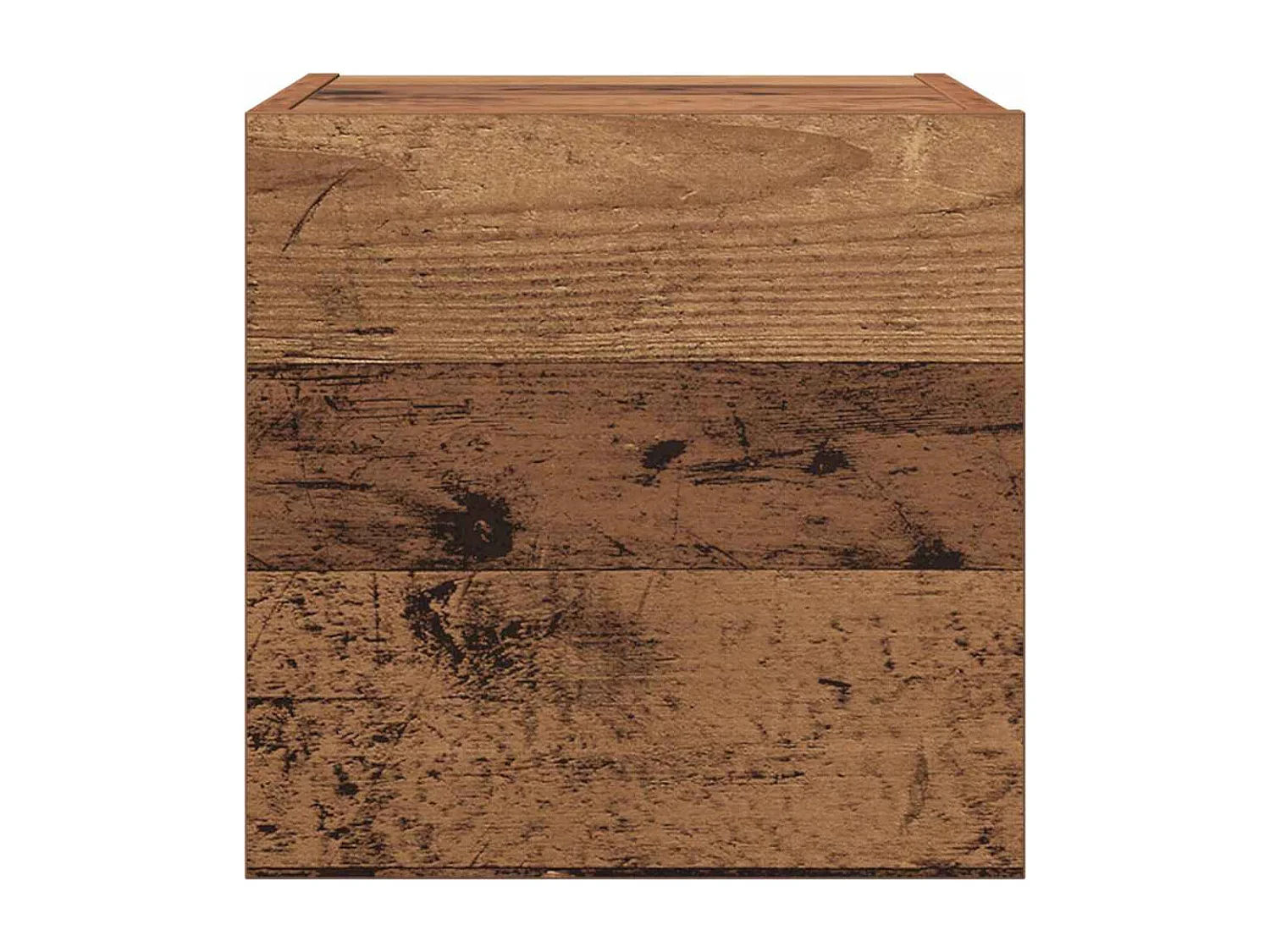 Conjunto de mueble de TV Montaje en la pared 8 piezas Madera vieja