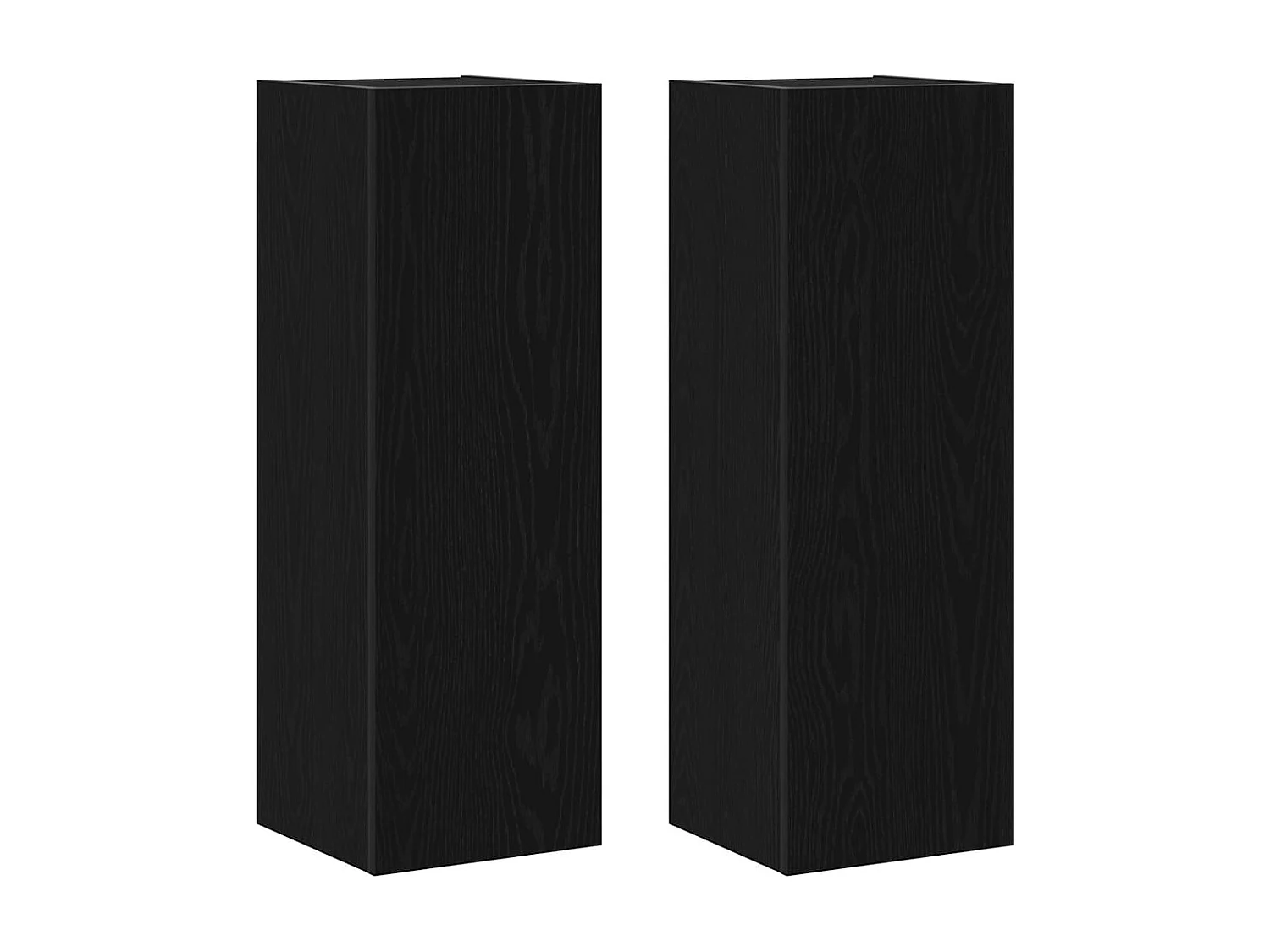 Conjunto de móvel de TV 8 peças Carvalho preto 100 x 30 x 30 cm