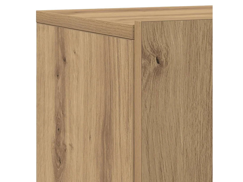 Meubles TV muraux 2 pièces chêne artisanal 60x30x41 cm