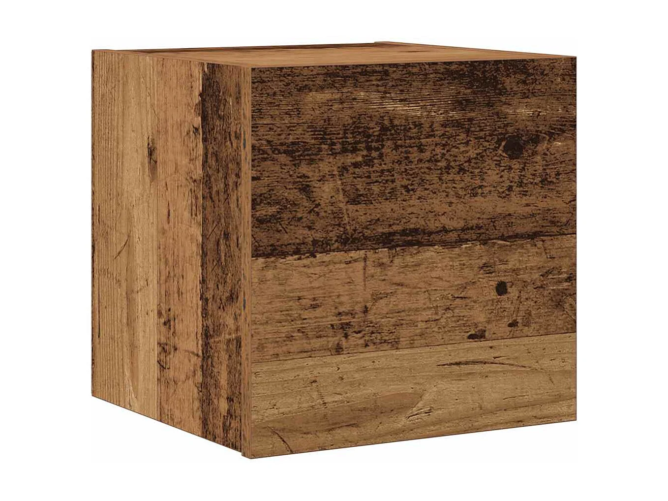 Ensemble de meuble TV mural 7 pièces vieux bois bois d'ingénierie