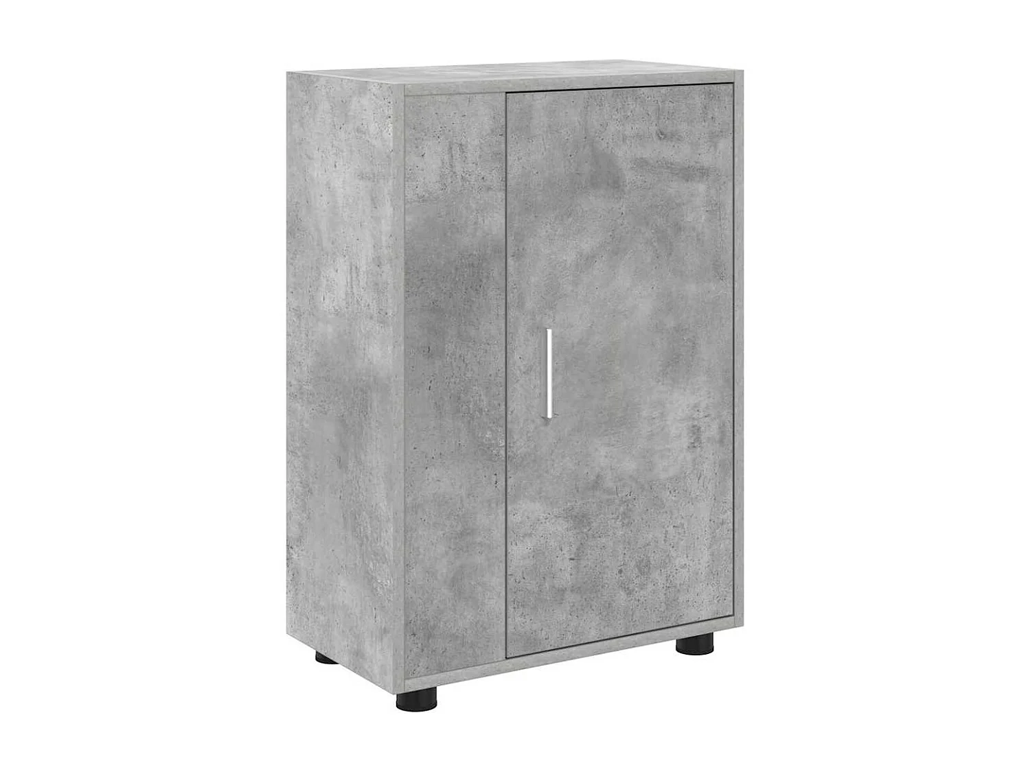 Ensemble de meuble TV 4 pièces Montage mural 4 pièces Gris béton